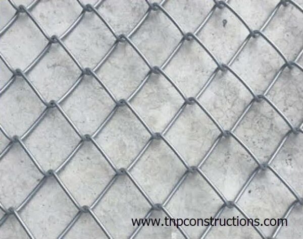 รั้วตาข่ายข้าวหลามตัด - Chain link mesh