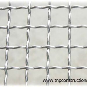 รั้วตะแกรงตัวหนอน - Crimped wire mesh